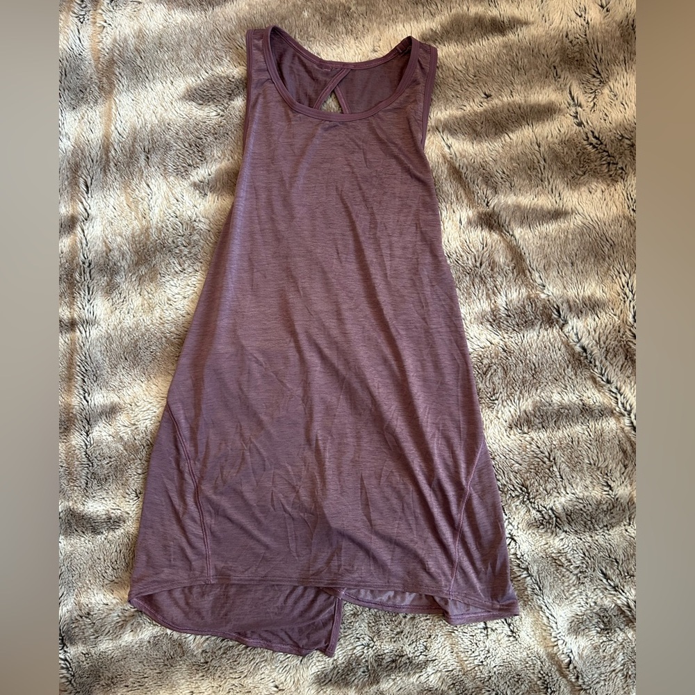 Lululemon, purple, size 4, tie-back tank
